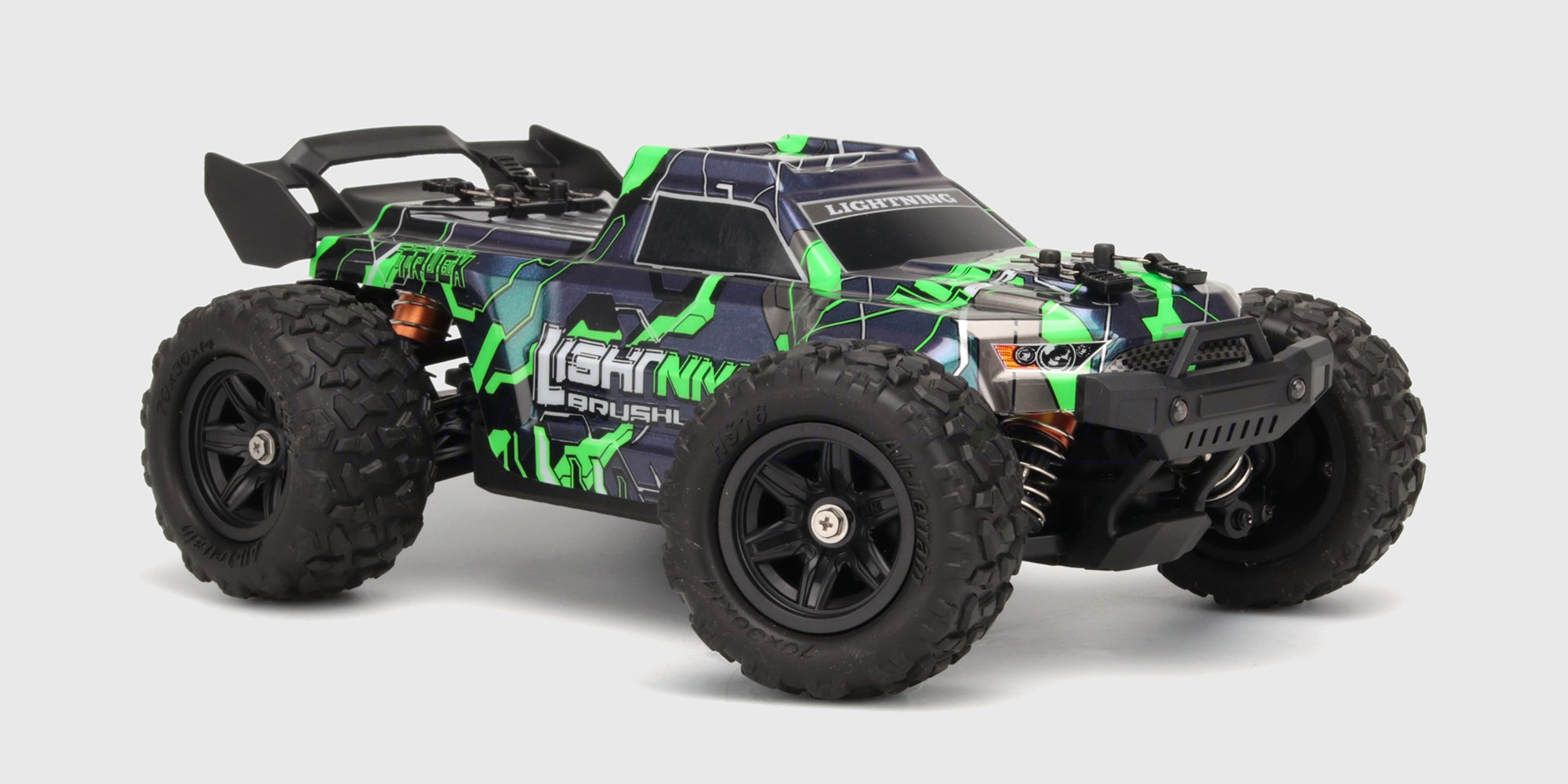 Hurricane Brushless fjernstyret bil set fra siden