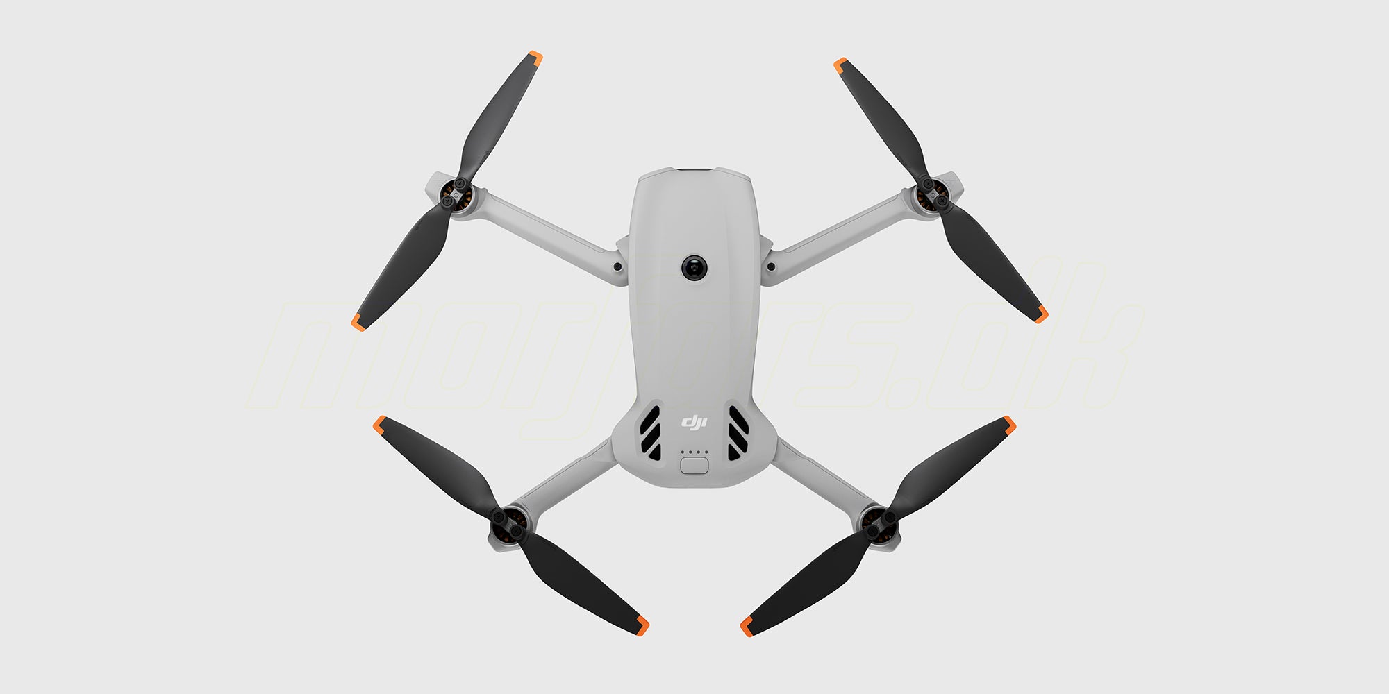 DJI Lito X1 oppefra med monteret batteripakke
