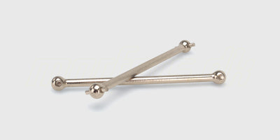 To sorte Tornado bagaksler i robust stål til opgradering af din fjernstyrede bils drivlinje.