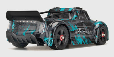 HyperGo Drift fjernstyret onroad racer med børsteløs motor og aerodynamisk karosseri til hurtig kørsel.