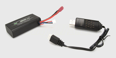 HyperGo Brushless SE fjernstyret monster truck vist fra siden med orange og sorte detaljer.