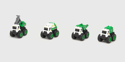 Micro Monster friktionsbil – blandade modeller