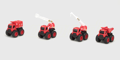 Micro Monster friktionsbil – blandade modeller