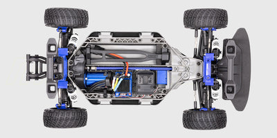 Ford Fiesta ST Rally Brushless fjernstyret bil fra Traxxas med realistisk rally-karrosseri og offroad-dæk.
