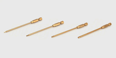 Sæt med unbraco og møtrik bits til elektrisk skruetrækker til brug på fjernstyrede biler.