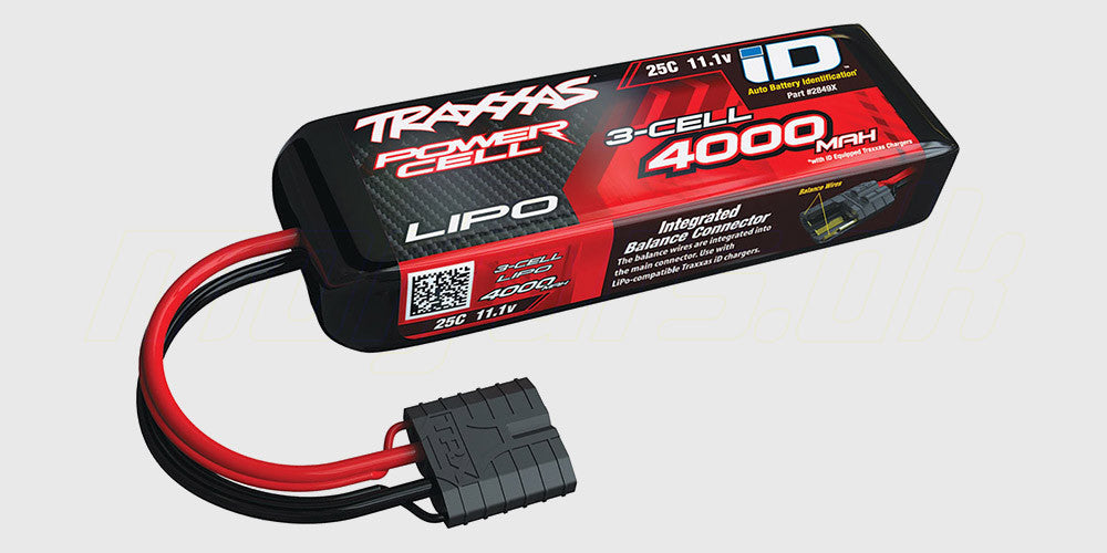 Traxxas Lipo 4000 med iD stik